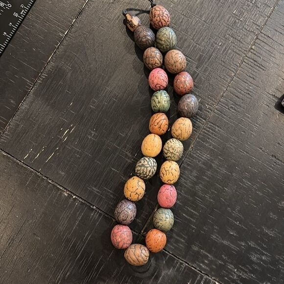 Natural Stone Bead Colorful Necklace​​​​​​ - Picture 6 of 8